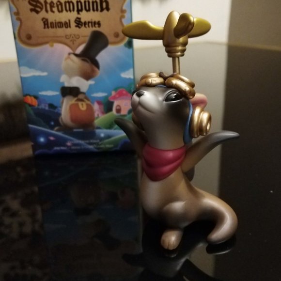 POP MART x Steampunk Animal Series Flying Ferret Aron Blind Box - Picture 2 of 10